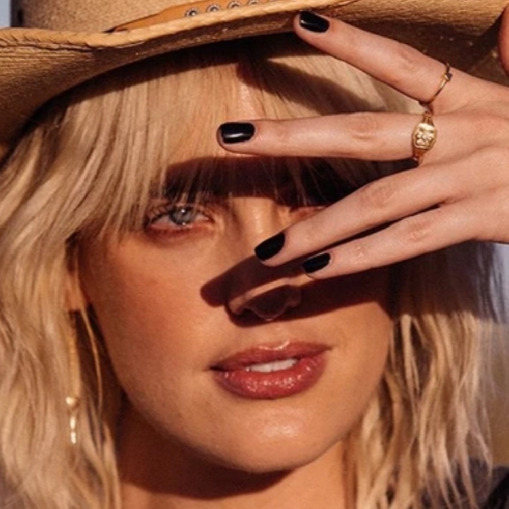 Spell Gold Ring with Black Stone